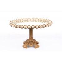 Suporte perola redondo c/ pé  Suporte perola redondo c/ pé